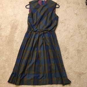 Vintage plaid dress